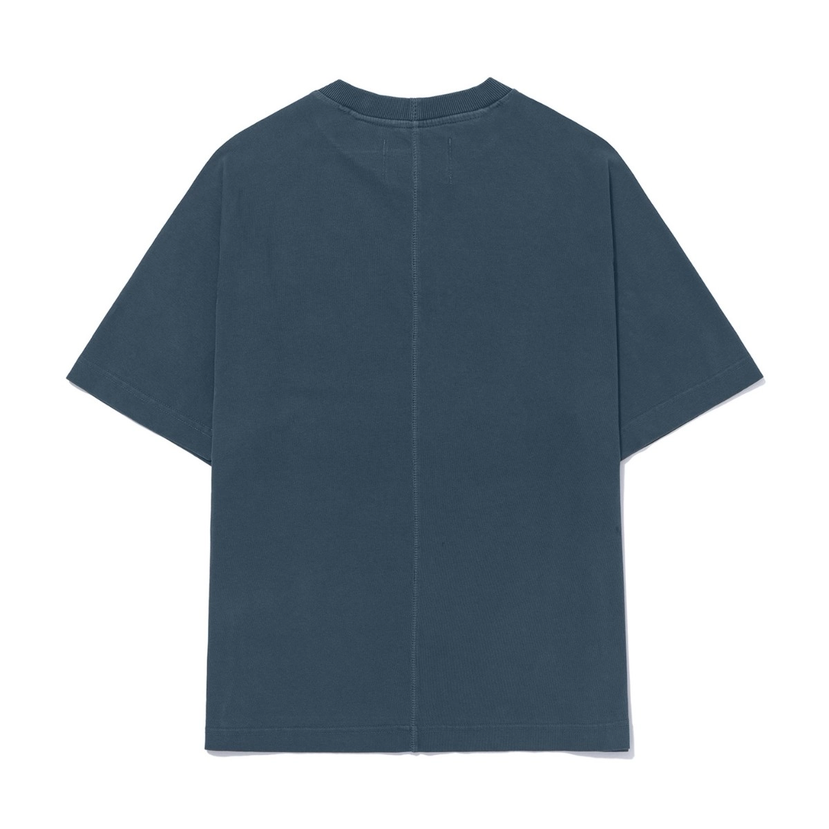 CAMISETA BARRA LOGO ESTONADO AZUL