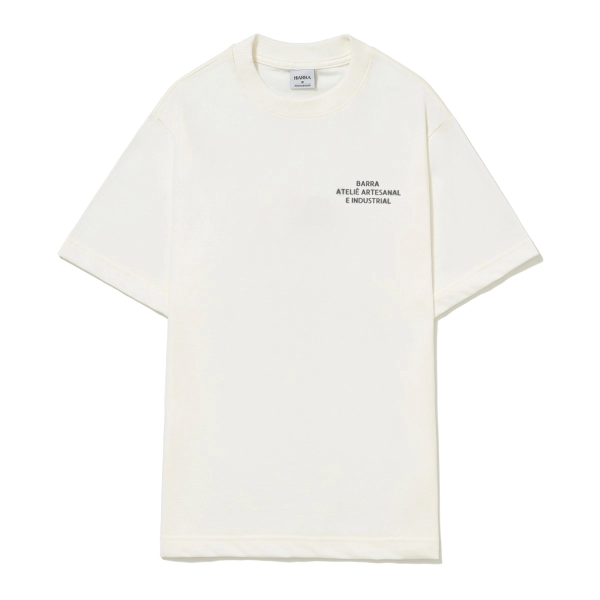 CAMISETA BARRA ATELIE ESTENCIAL OFF WHITE