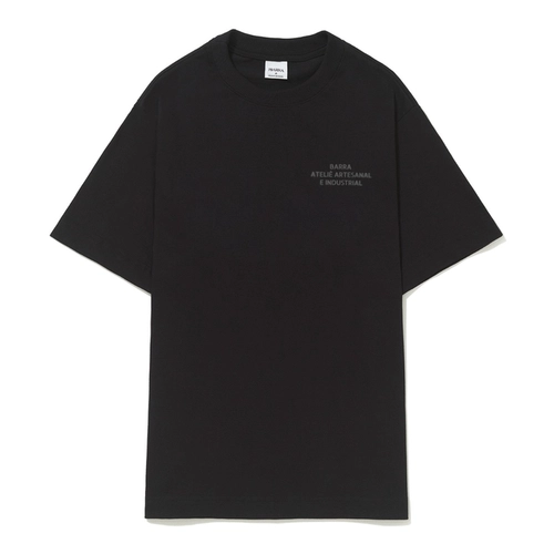 CAMISETA BARRA ATELIE ESTENCIL PRETA
