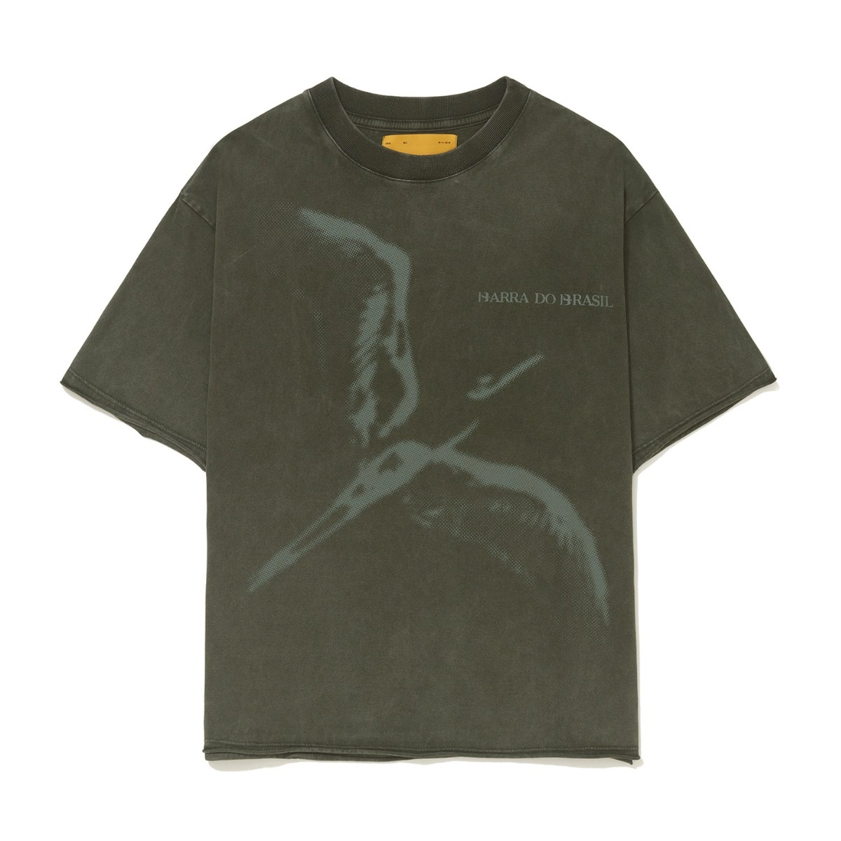 CAMISETA BARRA DESCONSTRUÍDA VERDE
