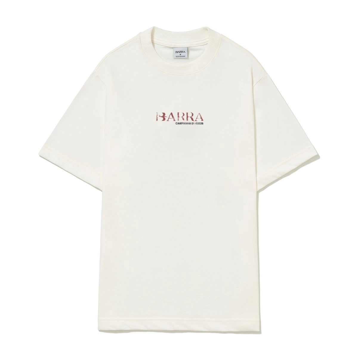 CAMISETA BARRA BLOCO OFF WHITE