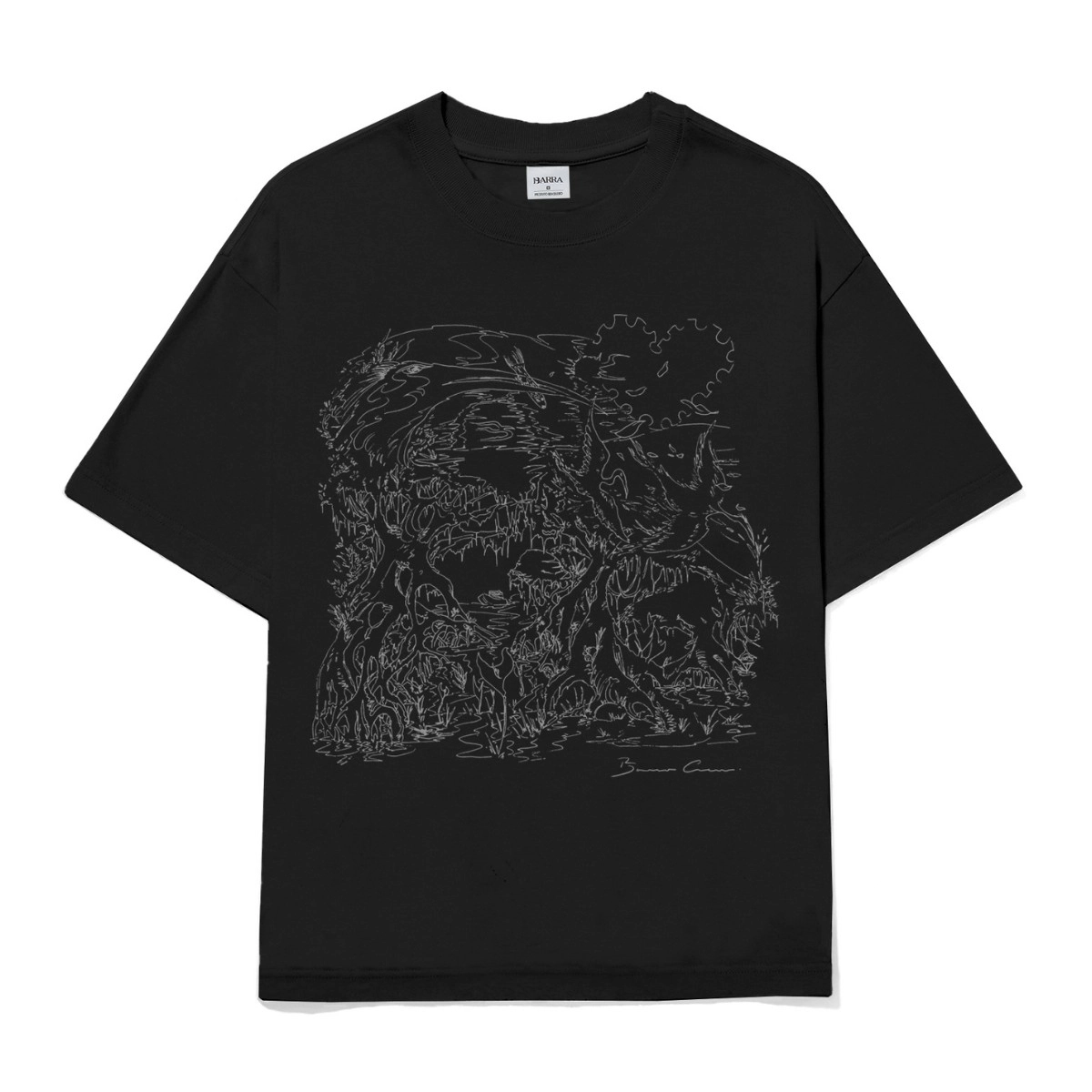 CAMISETA BARRA MANGUEZAL 2.0 PRETA