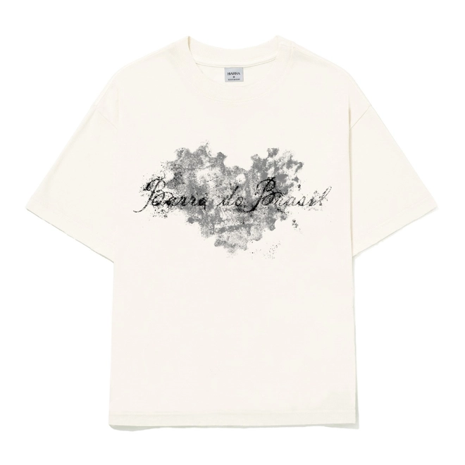CAMISETA BARRA CORAÇÃO OFF WHITE