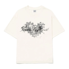CAMISETA BARRA CORAÇÃO OFF WHITE