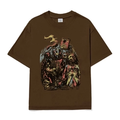 CAMISETA BARRA ESTANDARTE MARROM