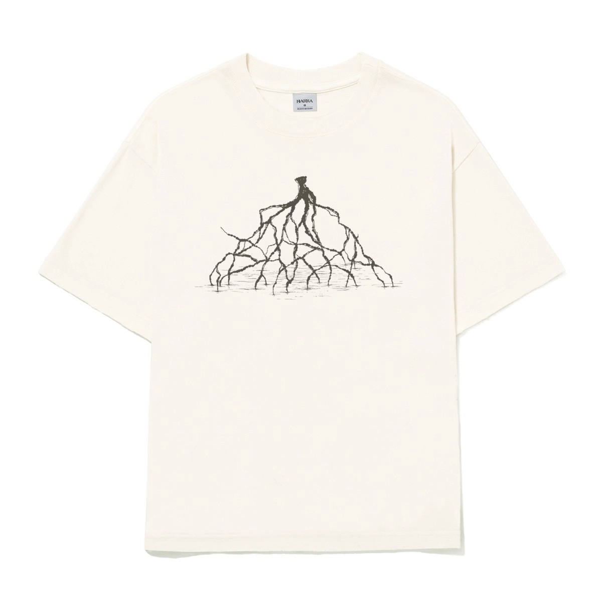 CAMISETA BARRA RAIZES OFF WHITE