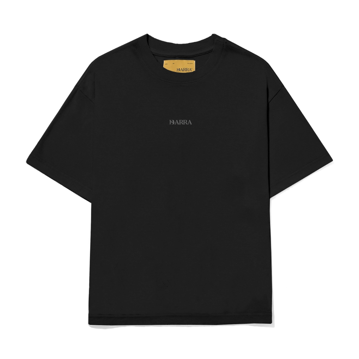 CAMISETA BARRA LOGO PRETA