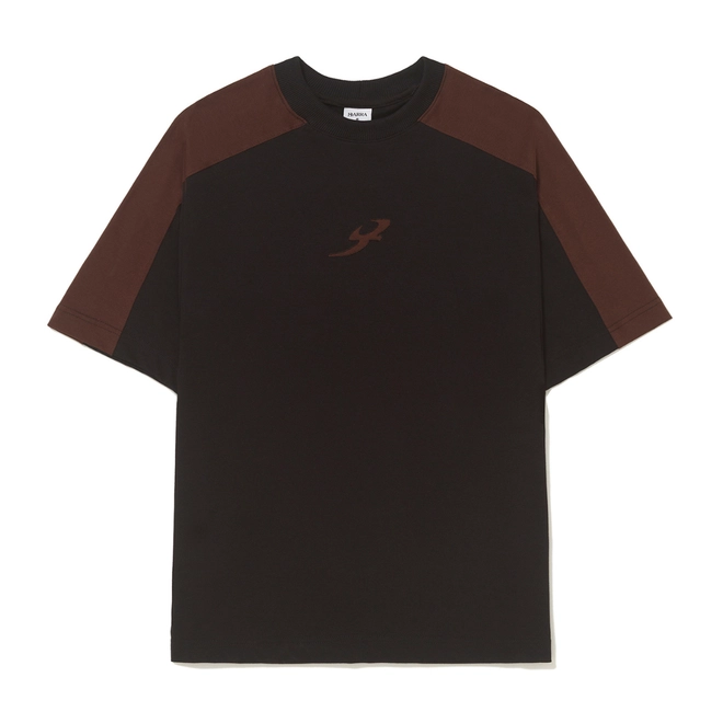 CAMISETA BARRA RECORTADA B GARÇA PRETA
