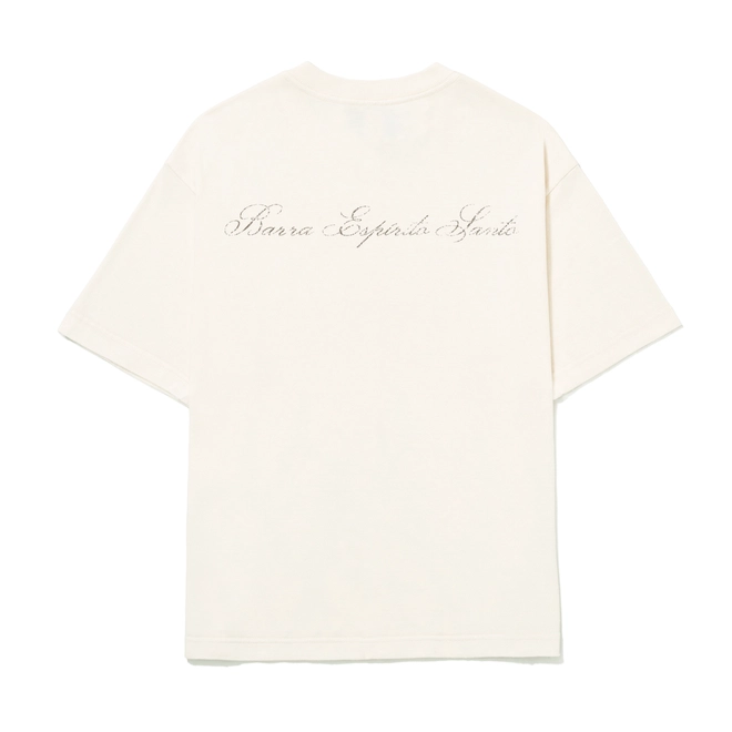 CAMISETA BARRA AHLMA OFF WHITE