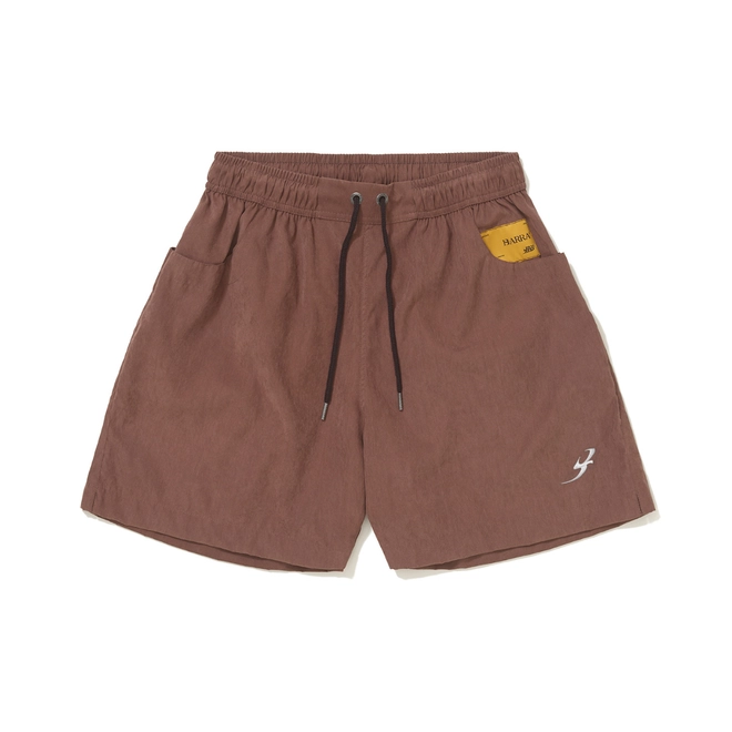 SHORT BARRA BOLSO DUPLO B GARÇA MARROM