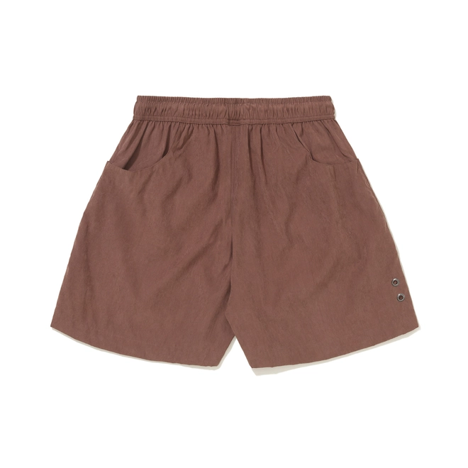 SHORT BARRA BOLSO DUPLO B GARÇA MARROM