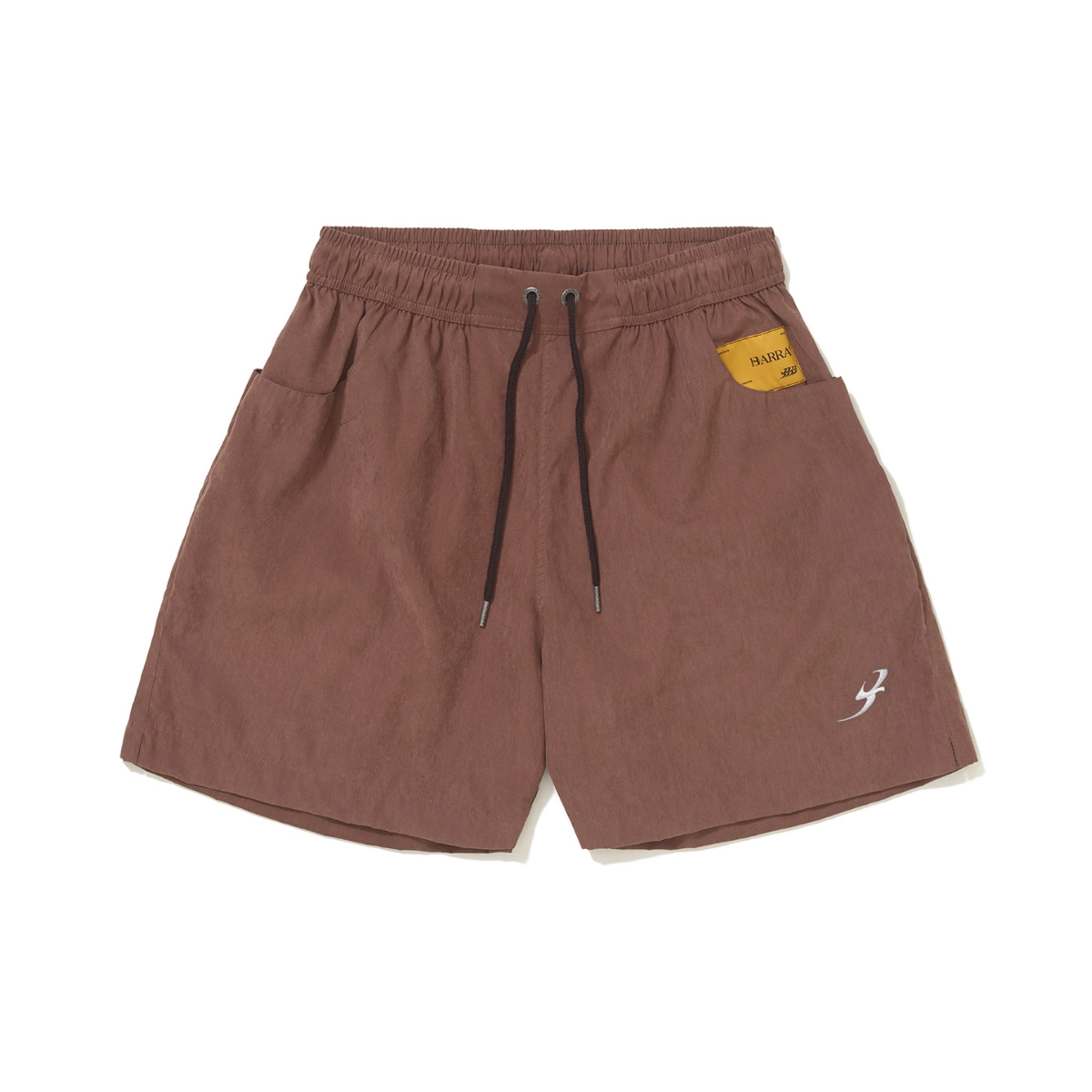 SHORT BARRA BOLSO DUPLO B GARÇA MARROM