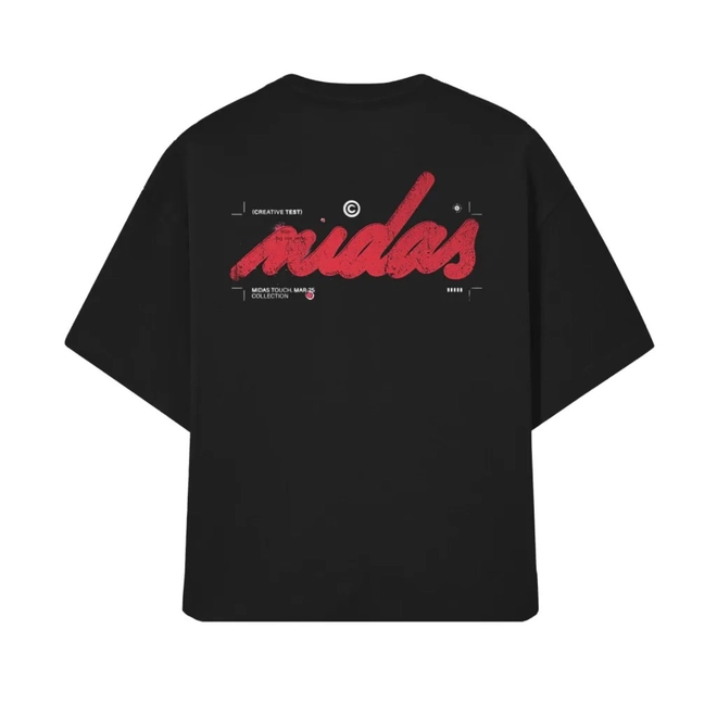 CAMISETA MIDAS PRINT BLACK