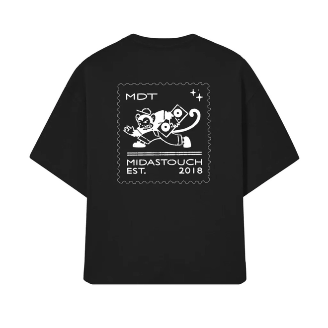 CAMISETA MIDAS POSTAL BLACK