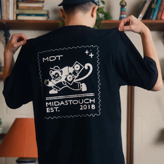 CAMISETA MIDAS POSTAL BLACK