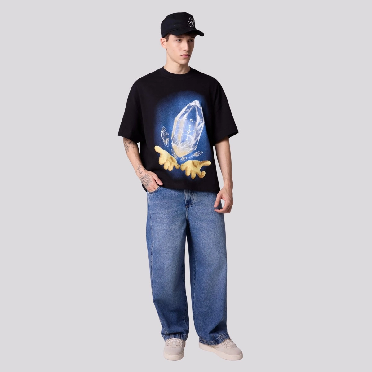 CAMISETA THESAINT WIDE BOXY PRISM