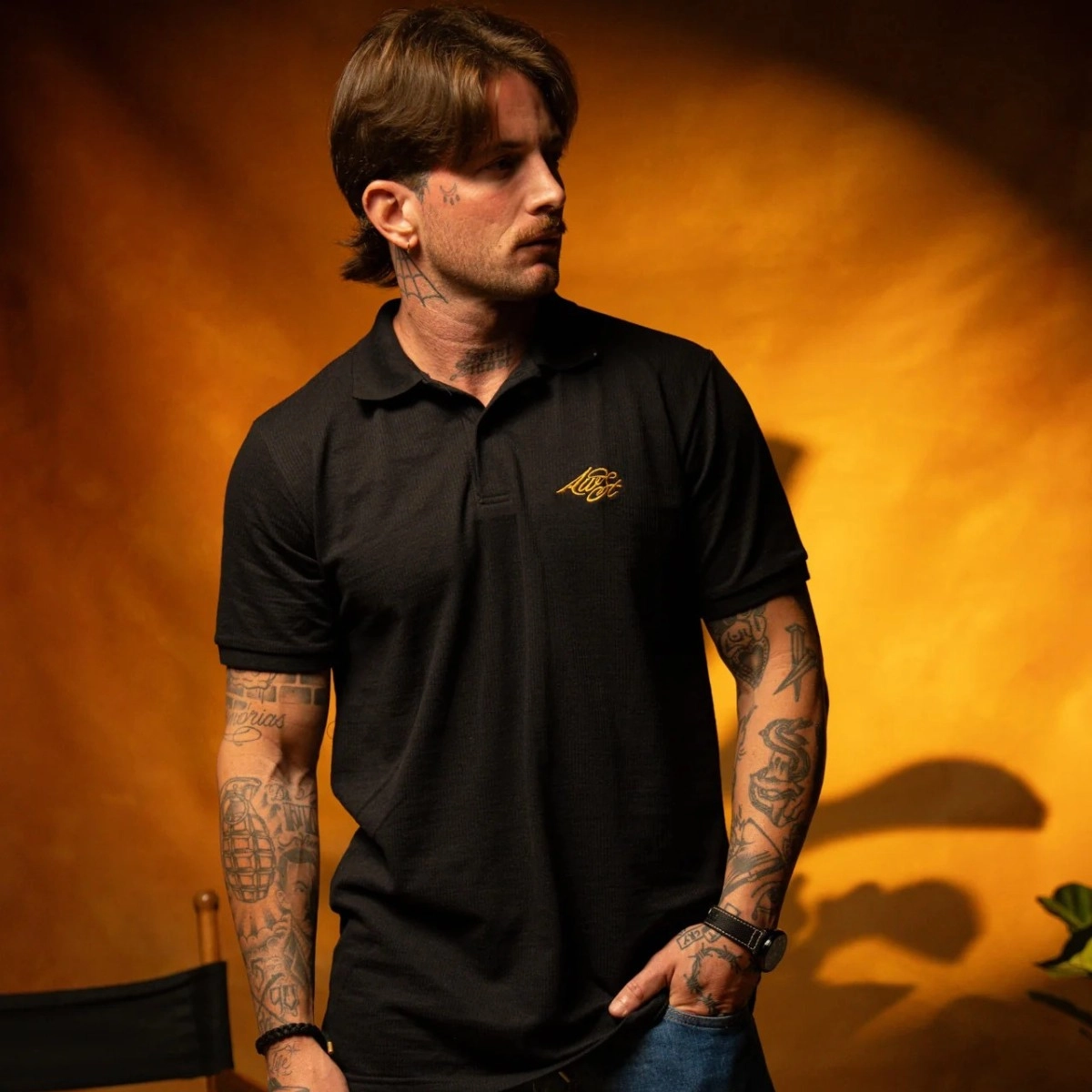 CAMISETA AWST POLO LISTRADA