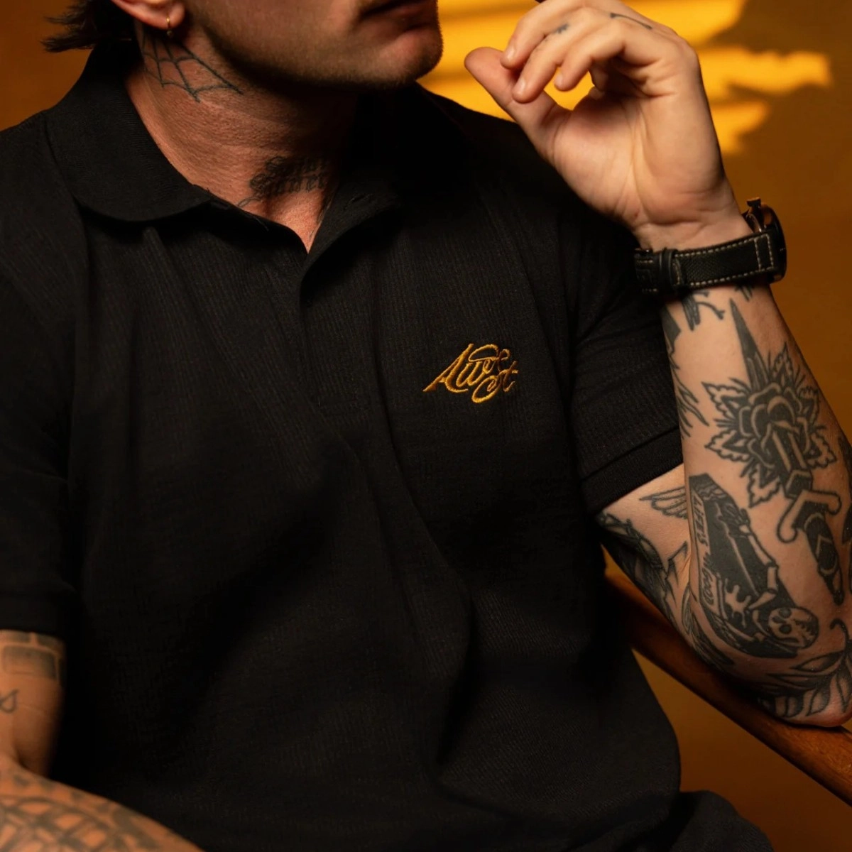 CAMISETA AWST POLO LISTRADA