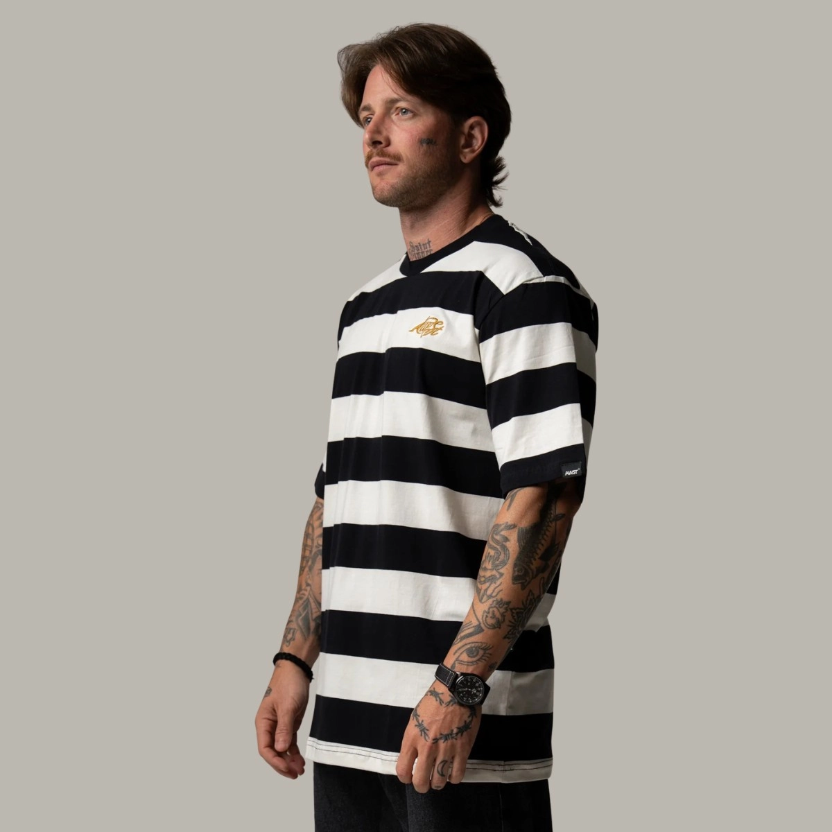 CAMISETA AWST LISTRADA