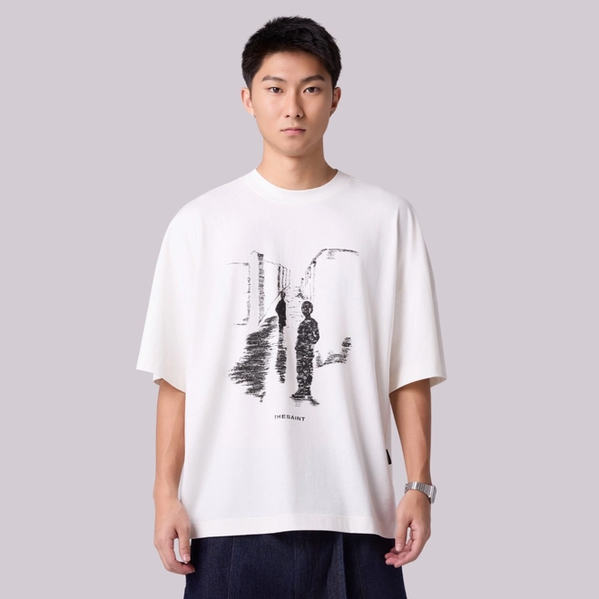 CAMISETA THESAINT WIDE SHADOW