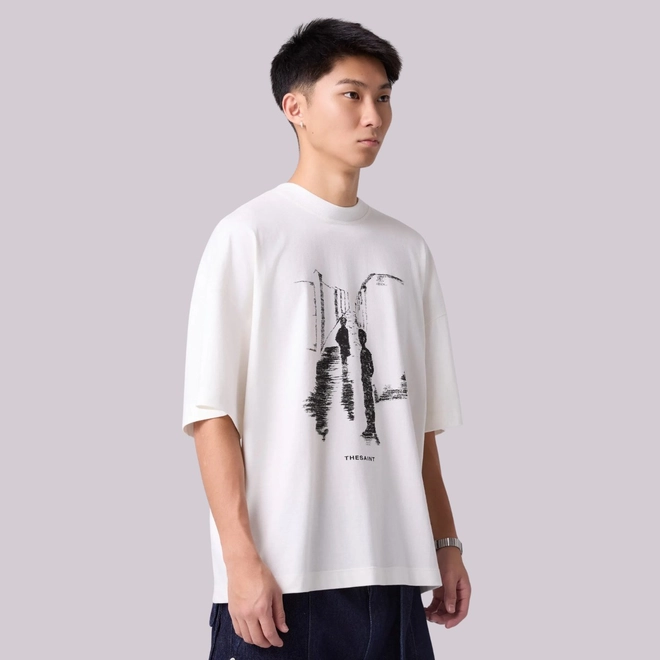 CAMISETA THESAINT WIDE SHADOW