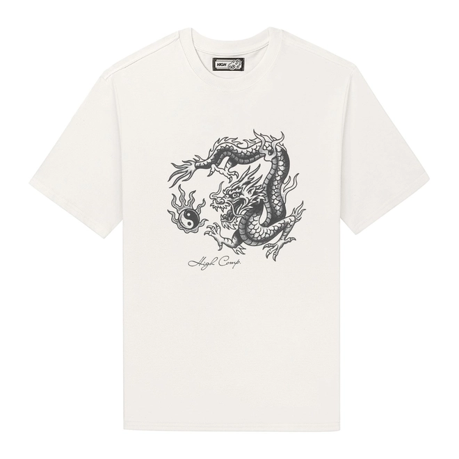 CAMISETA HIGH FIRE DRAGON WHITE