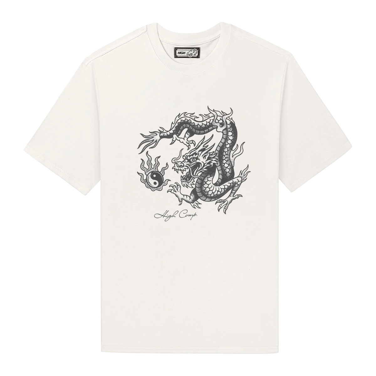 CAMISETA HIGH FIRE DRAGON WHITE