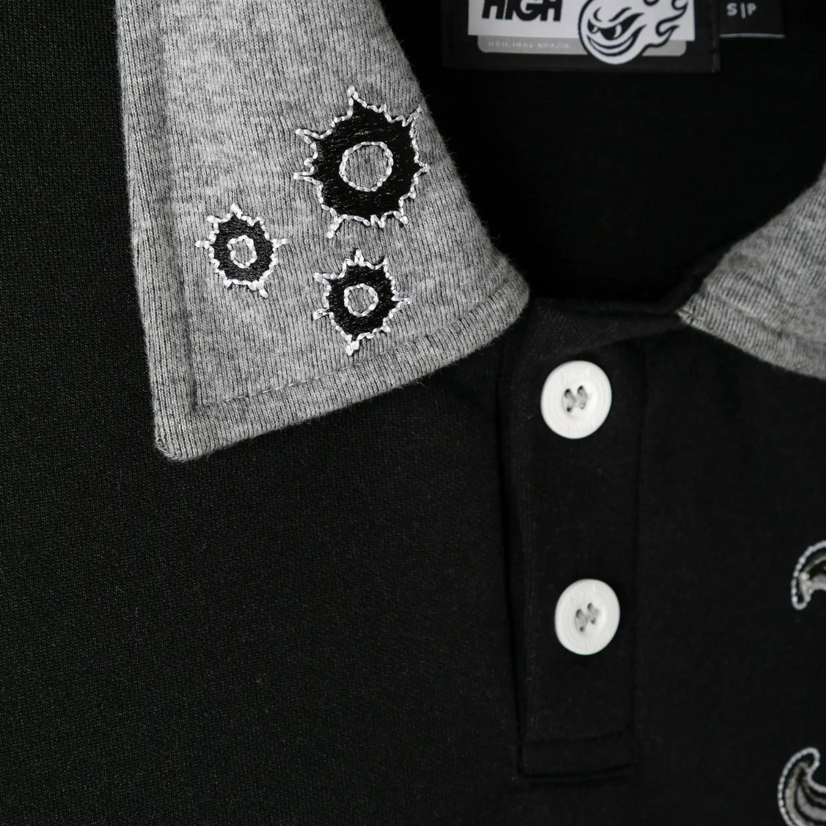 CAMISETA HIGH VINTAGE POLO SHIRT BLACK