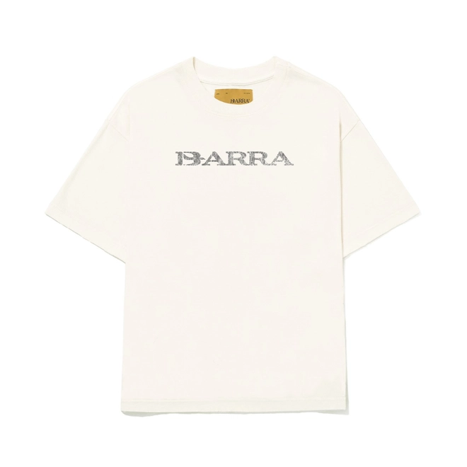 CAMISETA BARRA LOGO REMIX OFF WHITE