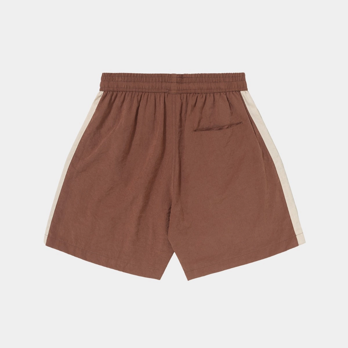 SHORT BARRA ESPORTIVO CLASSICO MARROM