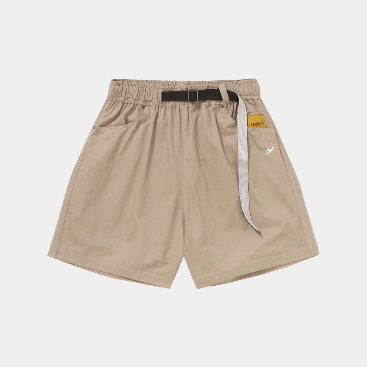 SHORT BARRA SARJA TECH BEGE