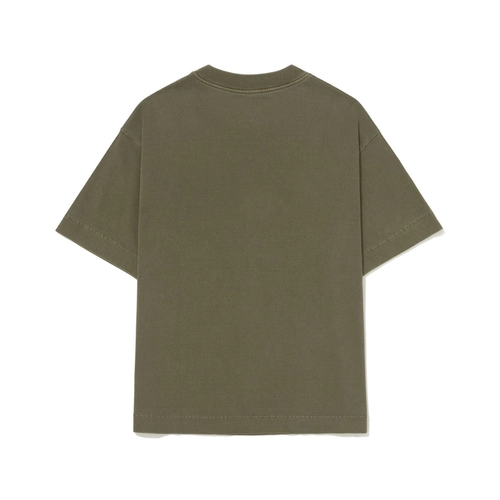 CAMISETA BARRA LOGO ESTONADA VERDE
