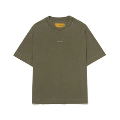 CAMISETA BARRA LOGO ESTONADA VERDE