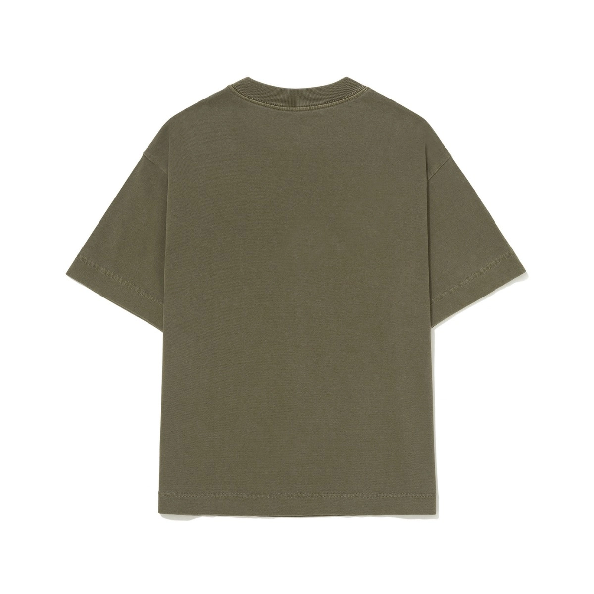 CAMISETA BARRA LOGO ESTONADA VERDE