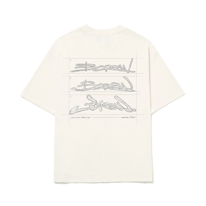CAMISETA BARRA CROQUI OFF WHITE