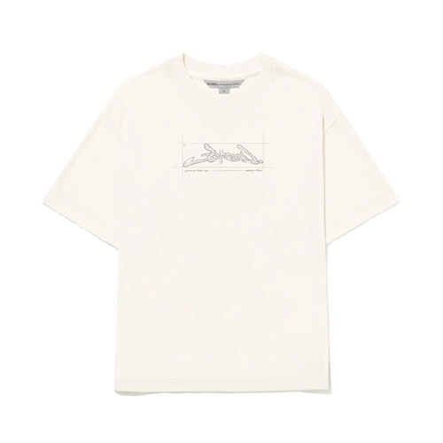 CAMISETA BARRA CROQUI OFF WHITE