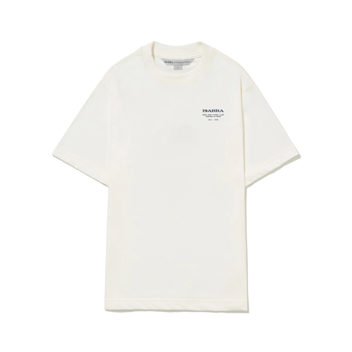 CAMISETA BARRA BFC OFF WHITE