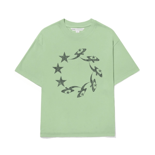 CAMISETA BARRA TRIBAL VERDE