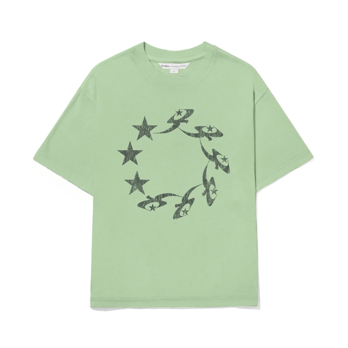 CAMISETA BARRA TRIBAL VERDE