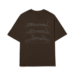 CAMISETA BARRA CROQUI MARROM