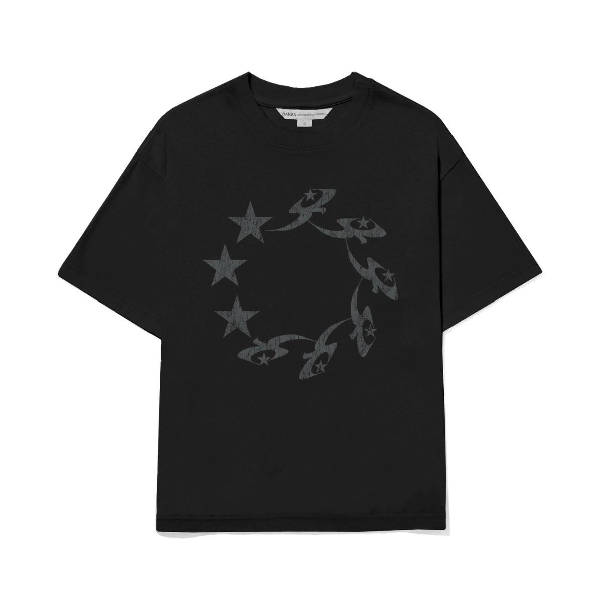 CAMISETA BARRA TRIBAL PRETA