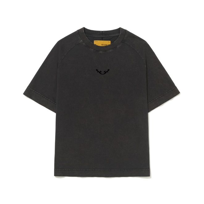 CAMISETA BARRA RAGLAN MARMORIZADA