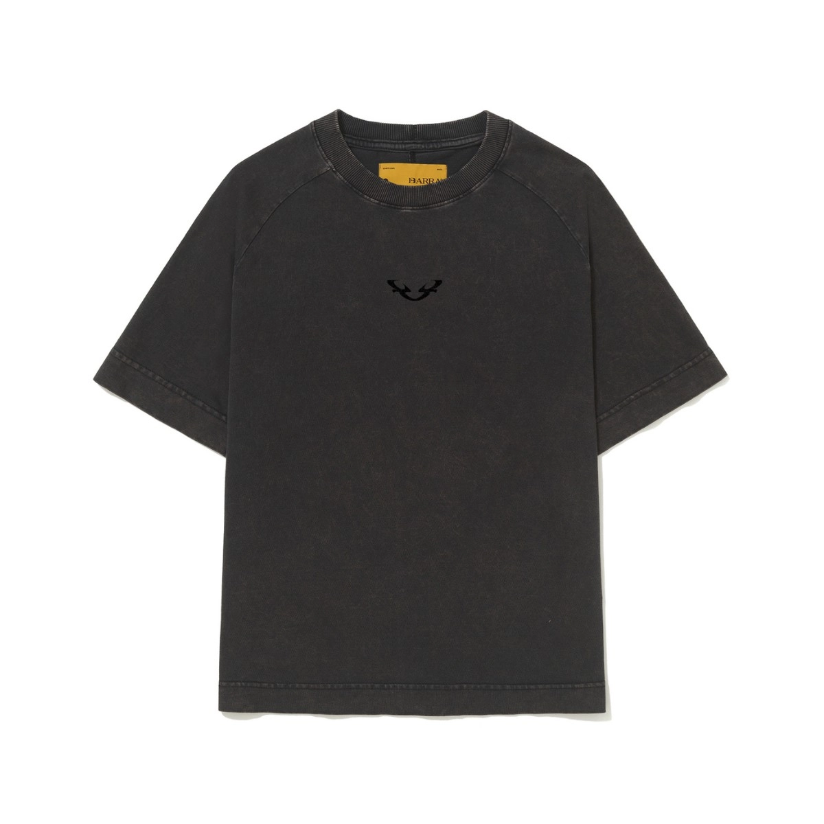 CAMISETA BARRA RAGLAN MARMORIZADA