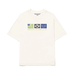 CAMISETA BARRA ICONOGRAFIA OFF WHITE