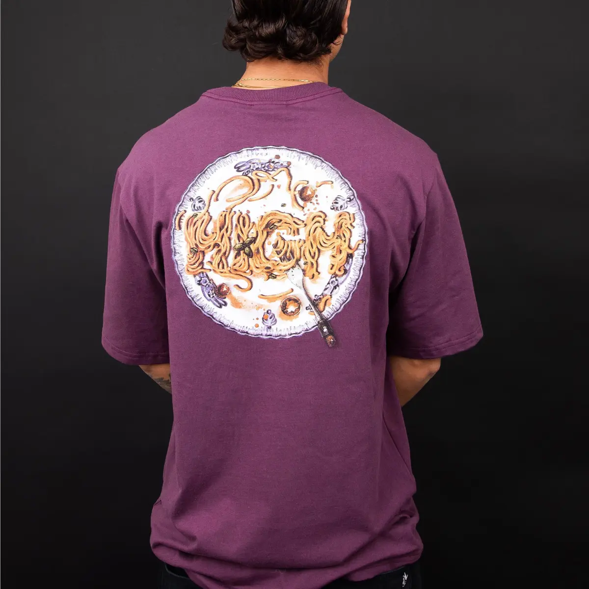 CAMISETA HIGH SPAGHETTI WINE
