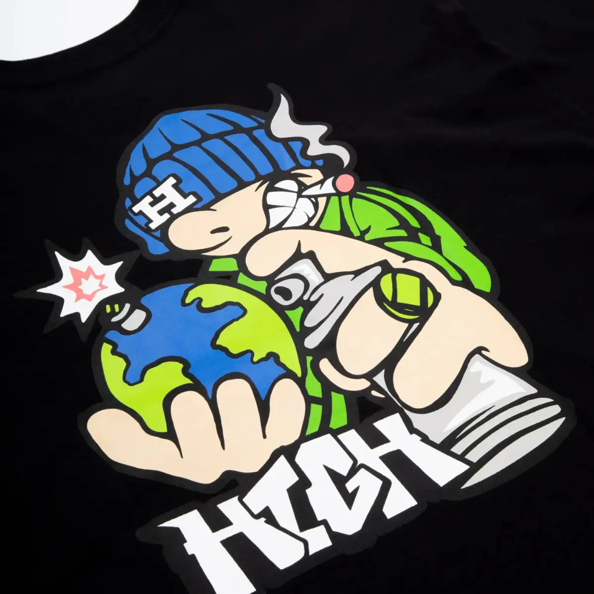 CAMISETA HIGH REBEL BLACK