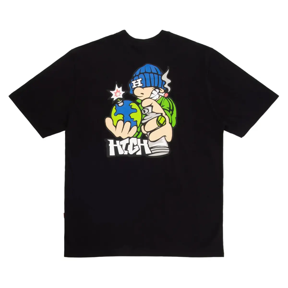 CAMISETA HIGH REBEL BLACK
