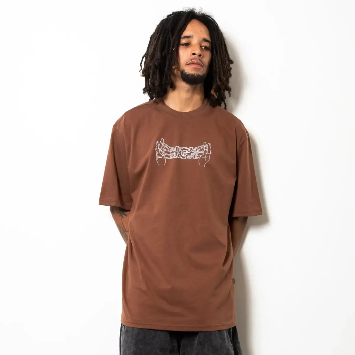 CAMISETA HIGH ELASTIC BROWN