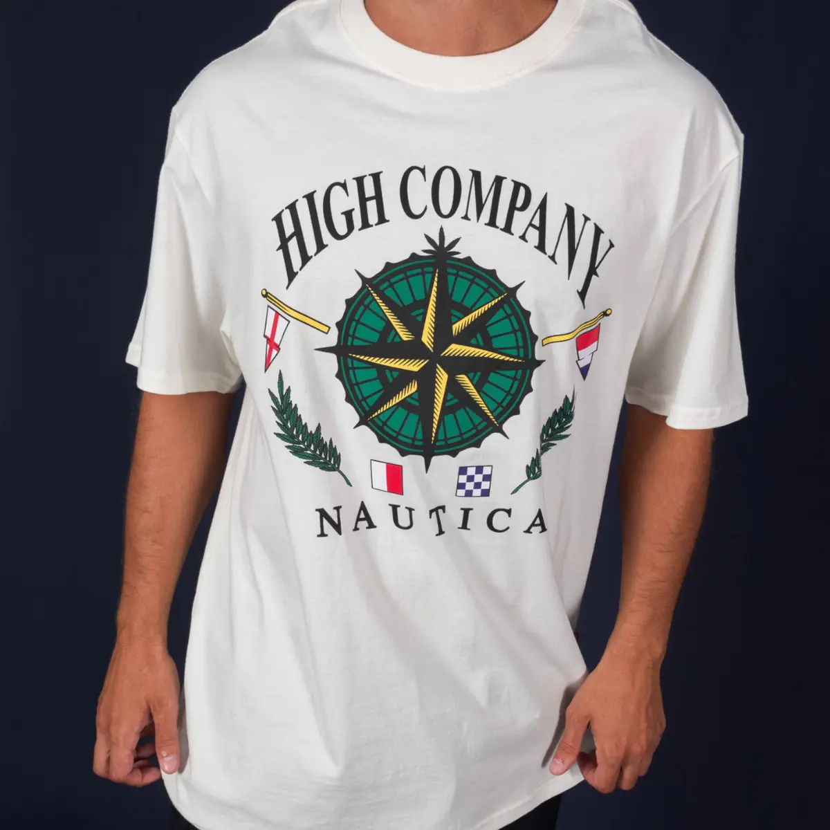 CAMISETA HIGH COMPASS WHITE