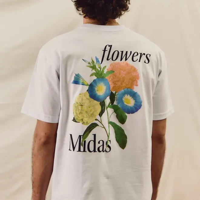 CAMISETA MIDAS FLOWERS